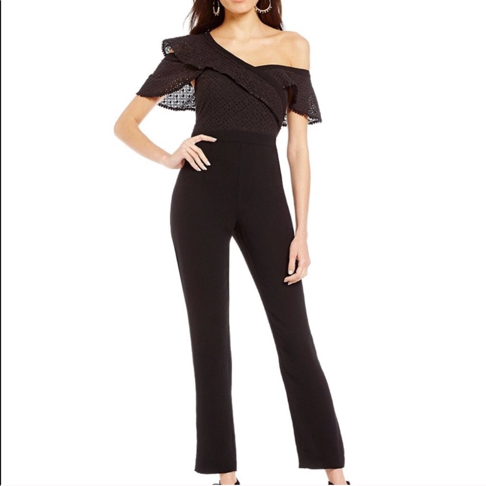 Gianni Bini Drew One Shoulder Jumpsuit